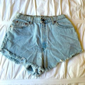 Levi’s high rise shorts